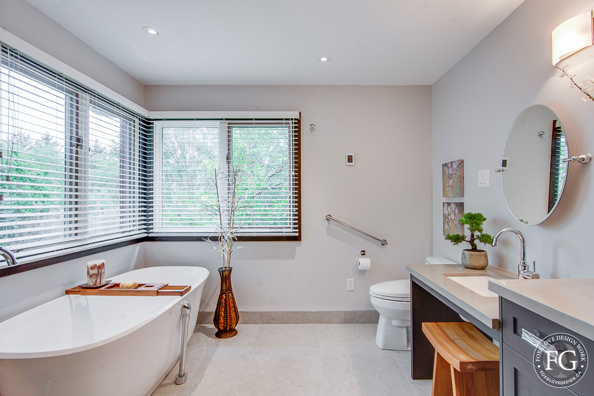 Foxglove Design-Bathroom Renovation for Elderly in Barrie