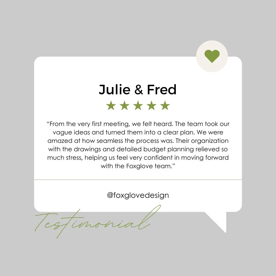 julie and fred testimonial