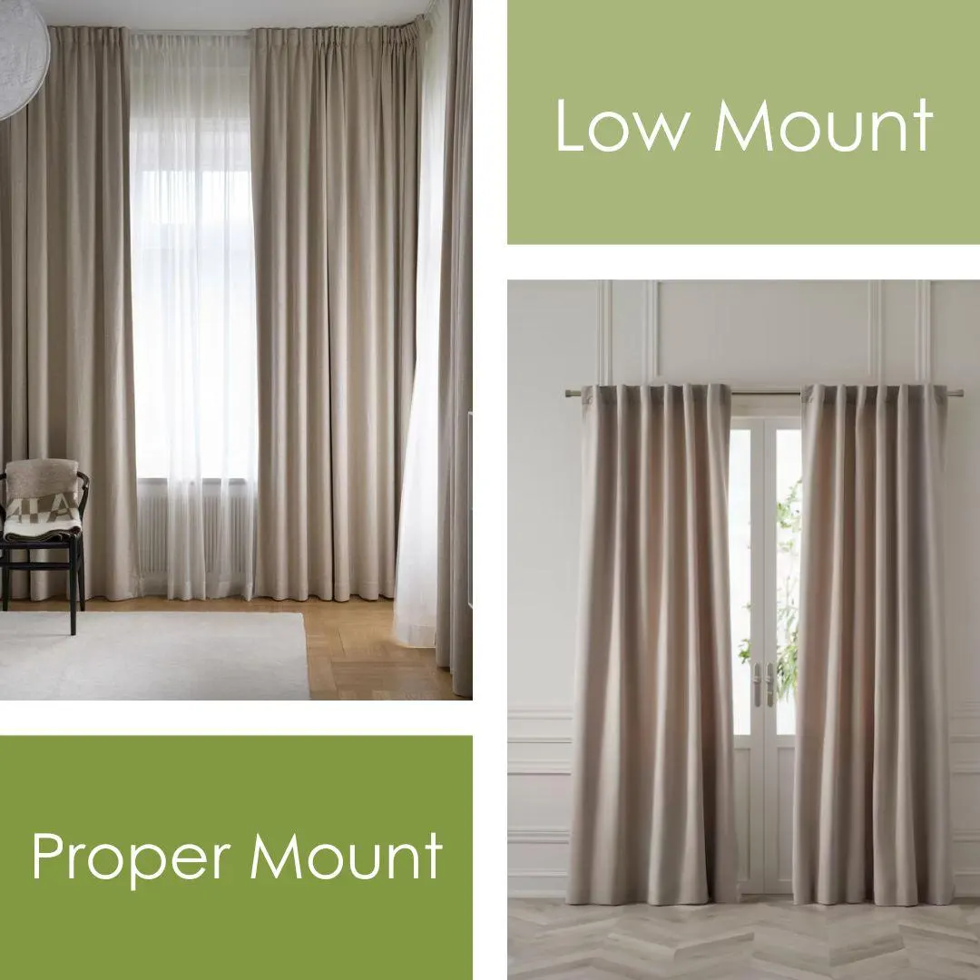 curtaini mounting