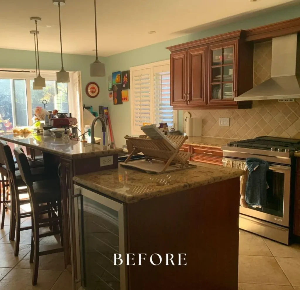 kitchen reno before