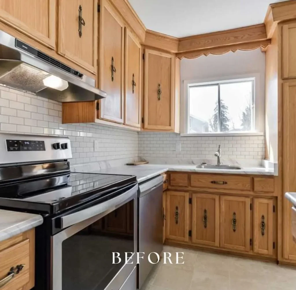 kitchen renovation before